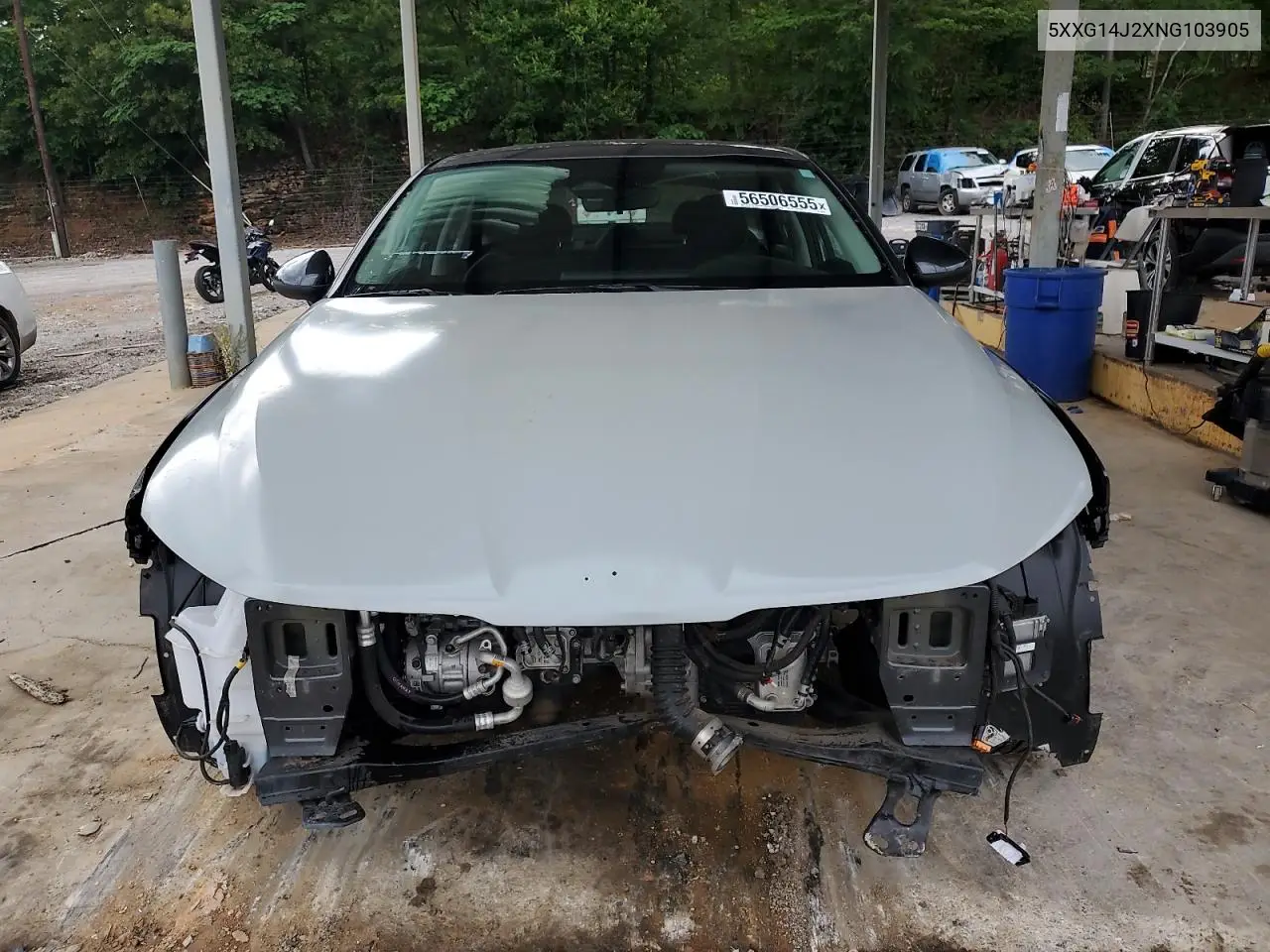 2022 Kia K5 Lxs VIN: 5XXG14J2XNG103905 Lot: 56506555