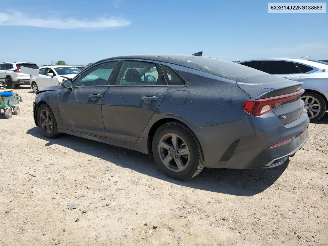 2022 Kia K5 Lxs VIN: 5XXG14J22NG138583 Lot: 56598725
