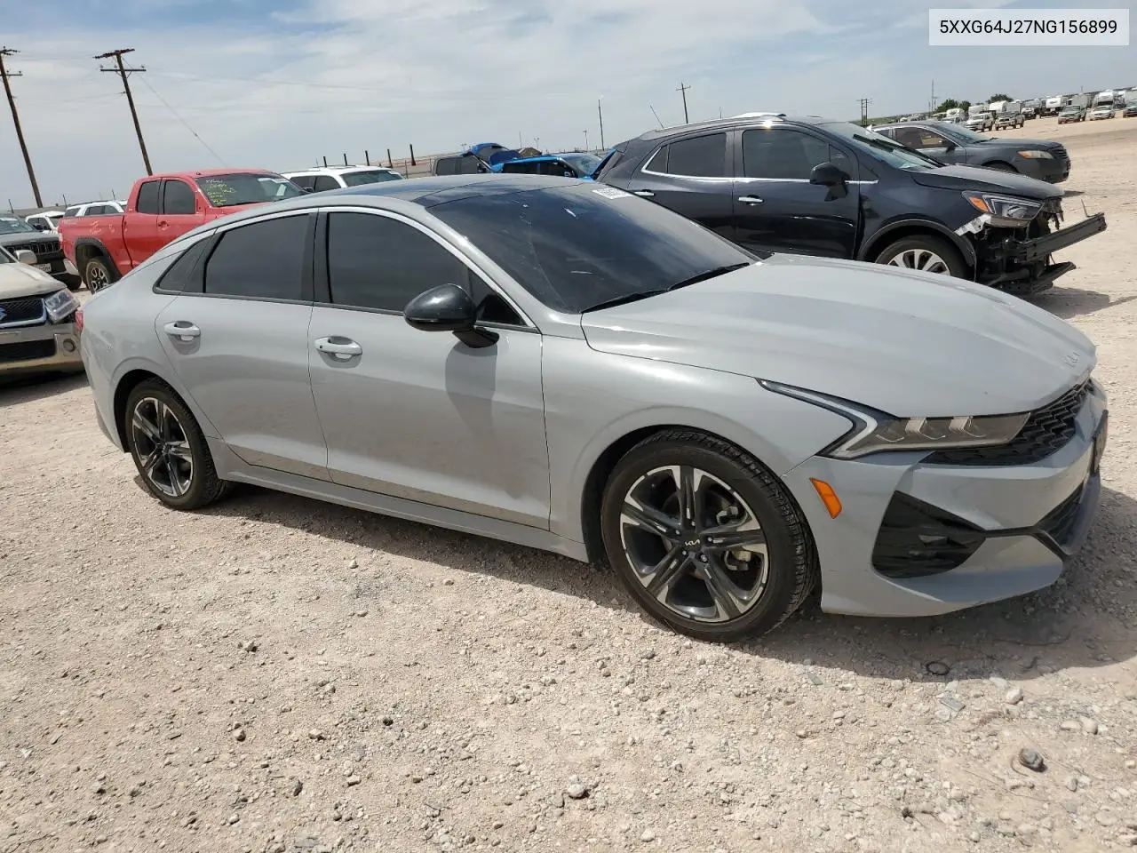 2022 Kia K5 Gt Line VIN: 5XXG64J27NG156899 Lot: 56630775
