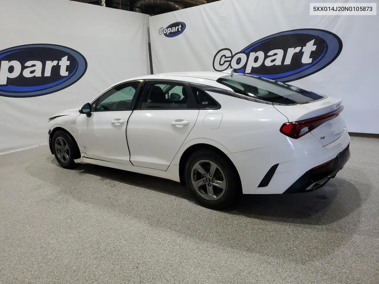2022 Kia K5 Lxs VIN: 5XXG14J20NG105873 Lot: 59342335