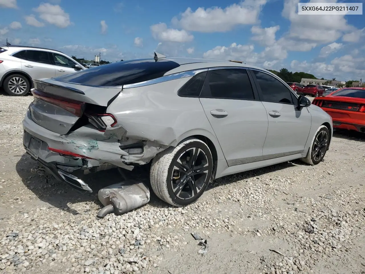 2023 Kia K5 Gt Line VIN: 5XXG64J22PG211407 Lot: 56865655
