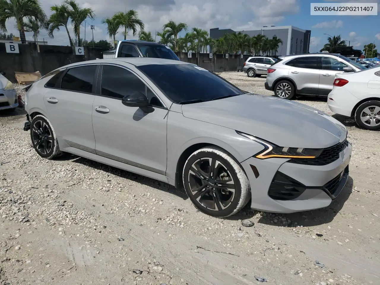 2023 Kia K5 Gt Line VIN: 5XXG64J22PG211407 Lot: 56865655
