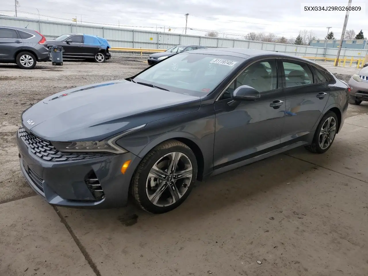 2024 Kia K5 Ex VIN: 5XXG34J29RG260809 Lot: 51119745