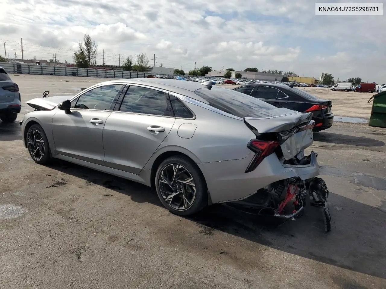 2025 Kia K5 Gt Line VIN: KNAG64J72S5298781 Lot: 56895055