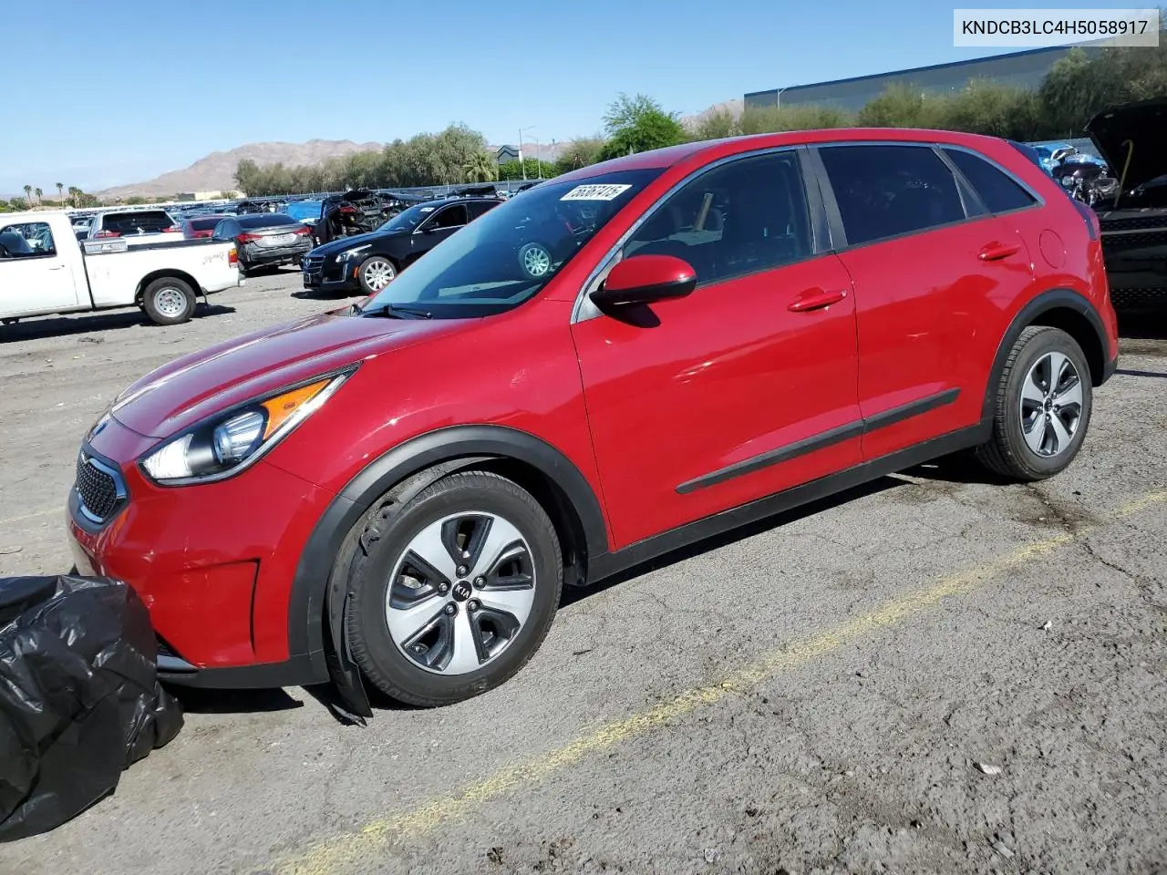 2017 Kia Niro Fe VIN: KNDCB3LC4H5058917 Lot: 56367415