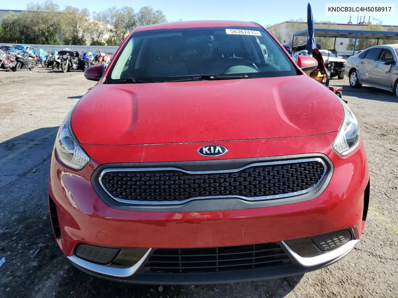 2017 Kia Niro Fe VIN: KNDCB3LC4H5058917 Lot: 56367415