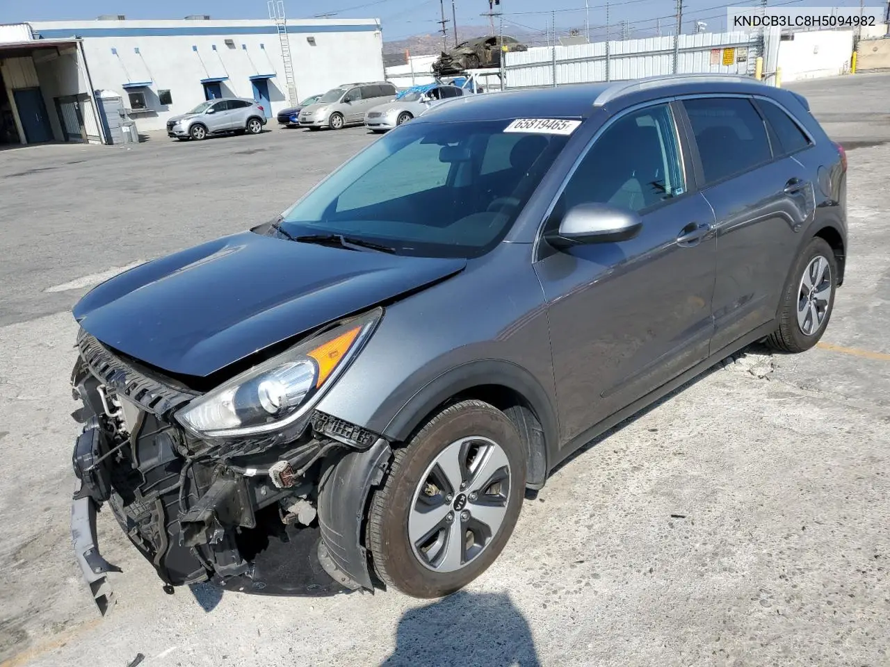 2017 Kia Niro Fe VIN: KNDCB3LC8H5094982 Lot: 65819465