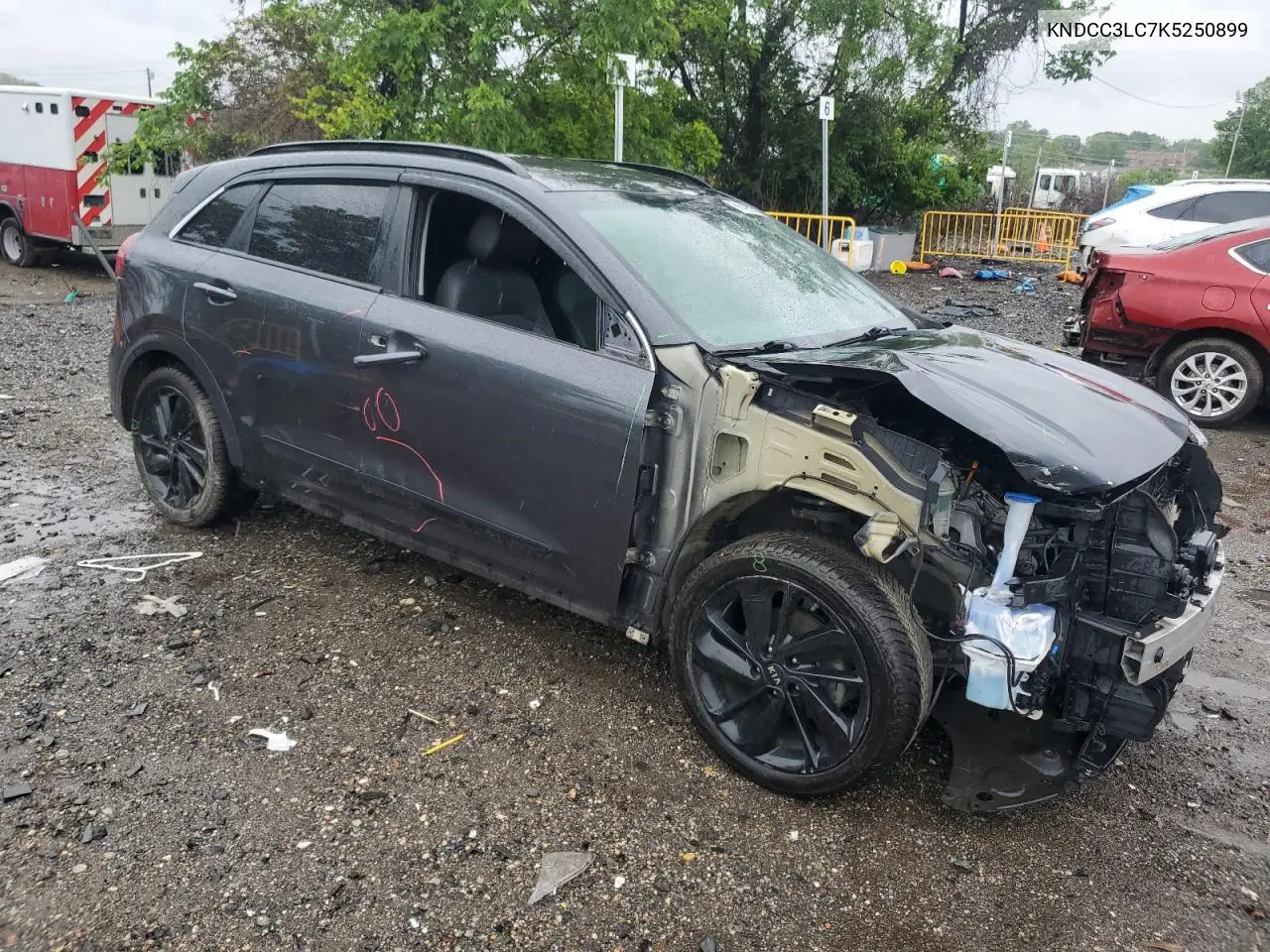 2019 Kia Niro Ex VIN: KNDCC3LC7K5250899 Lot: 56539295