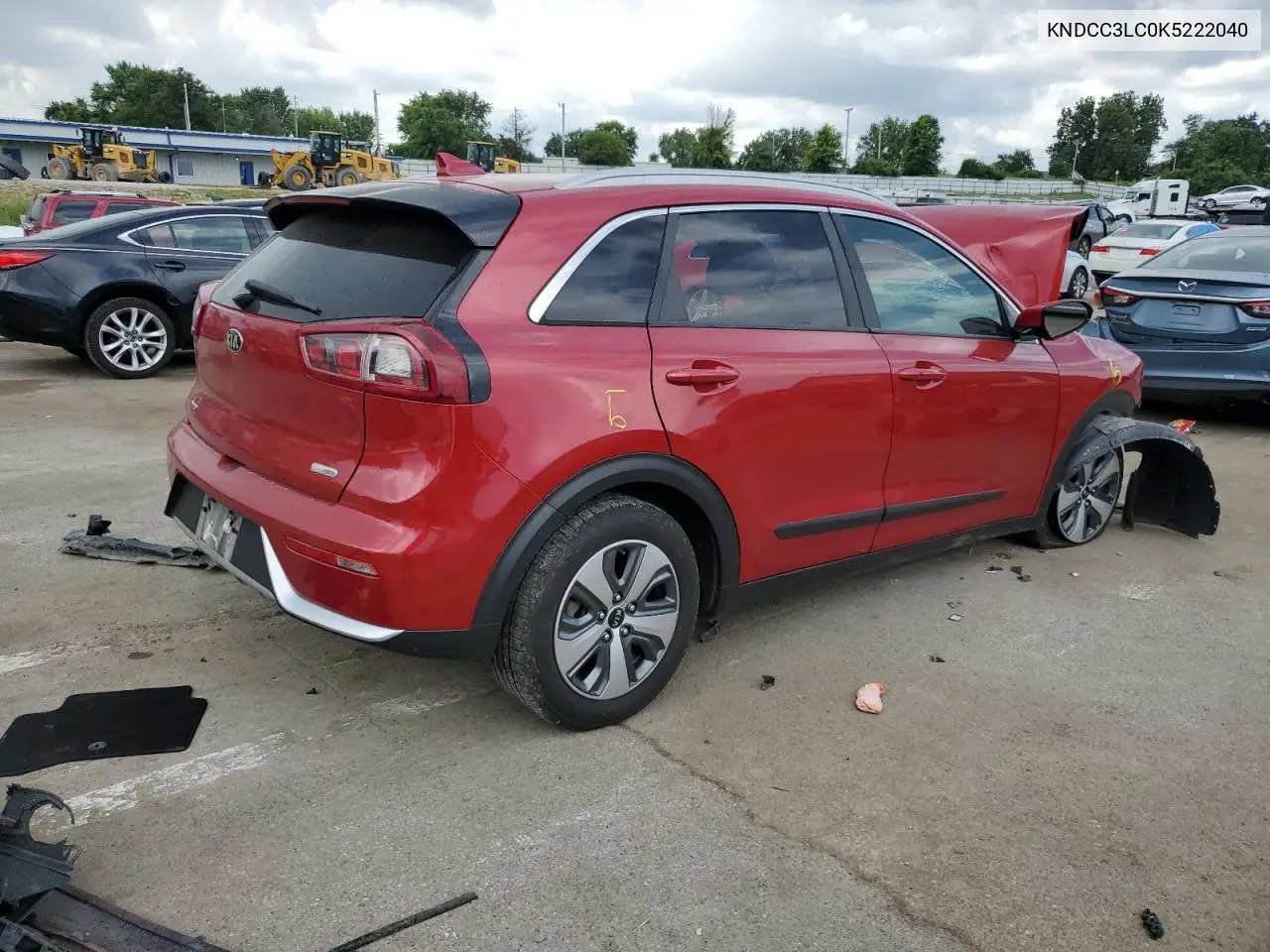 2019 Kia Niro Ex VIN: KNDCC3LC0K5222040 Lot: 62170335