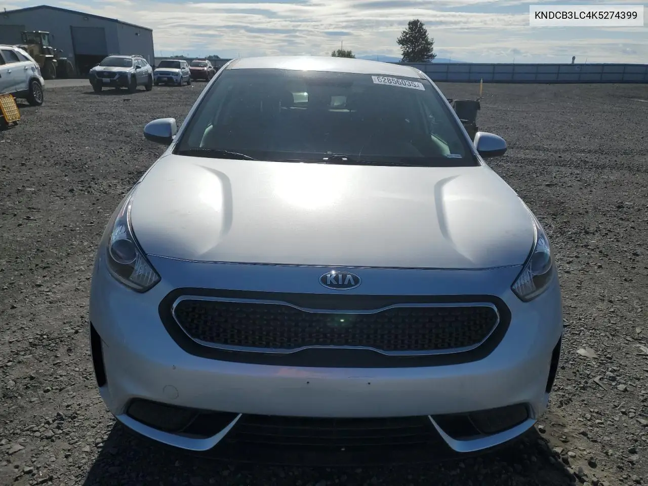 2019 Kia Niro Fe VIN: KNDCB3LC4K5274399 Lot: 62856035