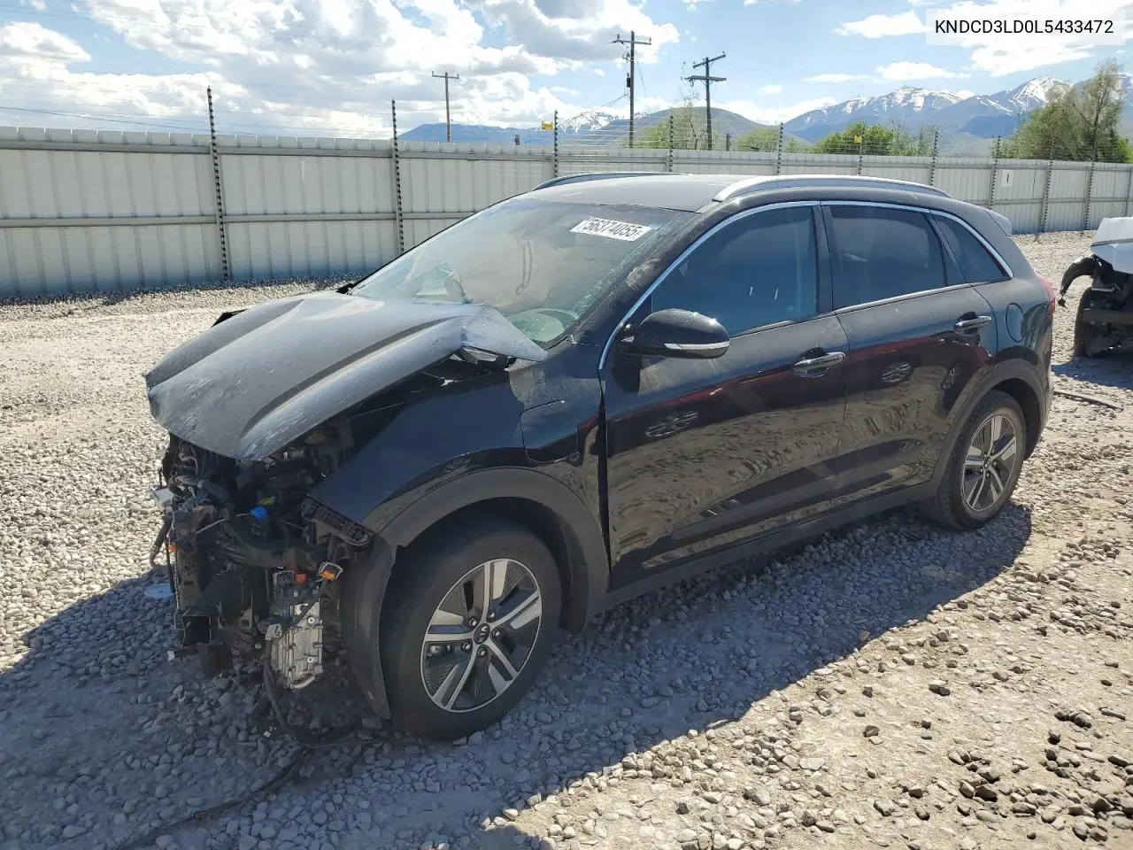 2020 Kia Niro Ex VIN: KNDCD3LD0L5433472 Lot: 56374055