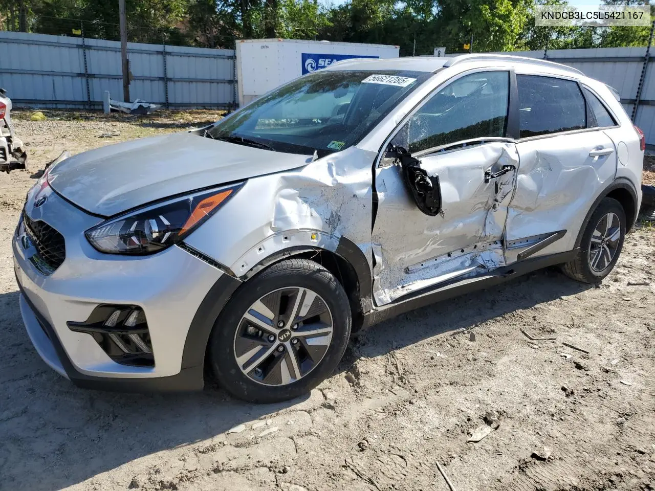 2020 Kia Niro Lx VIN: KNDCB3LC5L5421167 Lot: 56621285