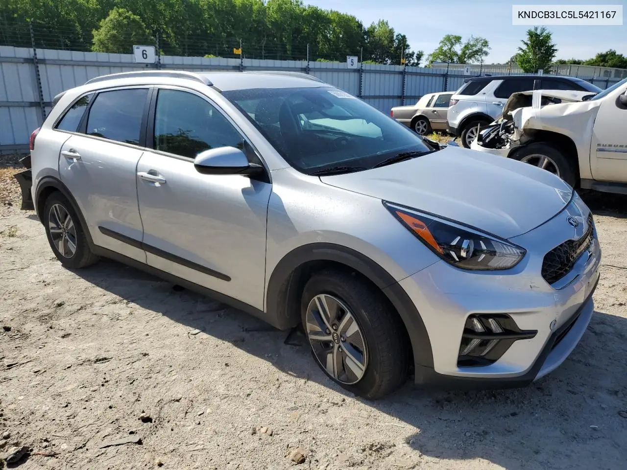 2020 Kia Niro Lx VIN: KNDCB3LC5L5421167 Lot: 56621285