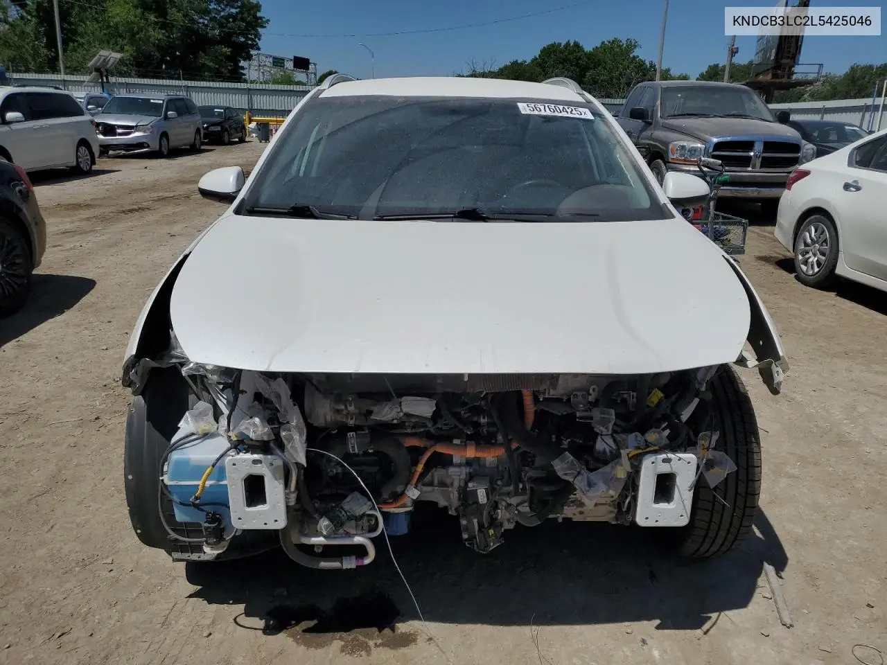 2020 Kia Niro Lx VIN: KNDCB3LC2L5425046 Lot: 56760425