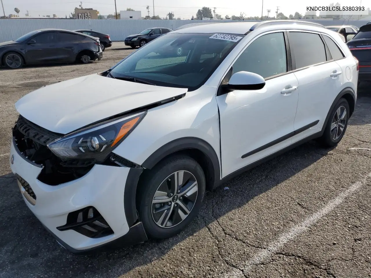 2020 Kia Niro Lx VIN: KNDCB3LC5L5380393 Lot: 62732795