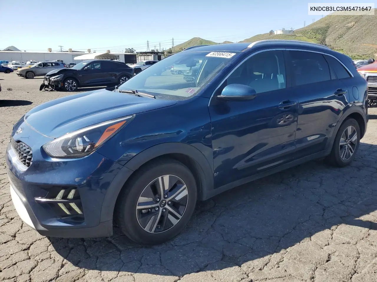 2021 Kia Niro Lx VIN: KNDCB3LC3M5471647 Lot: 50566415