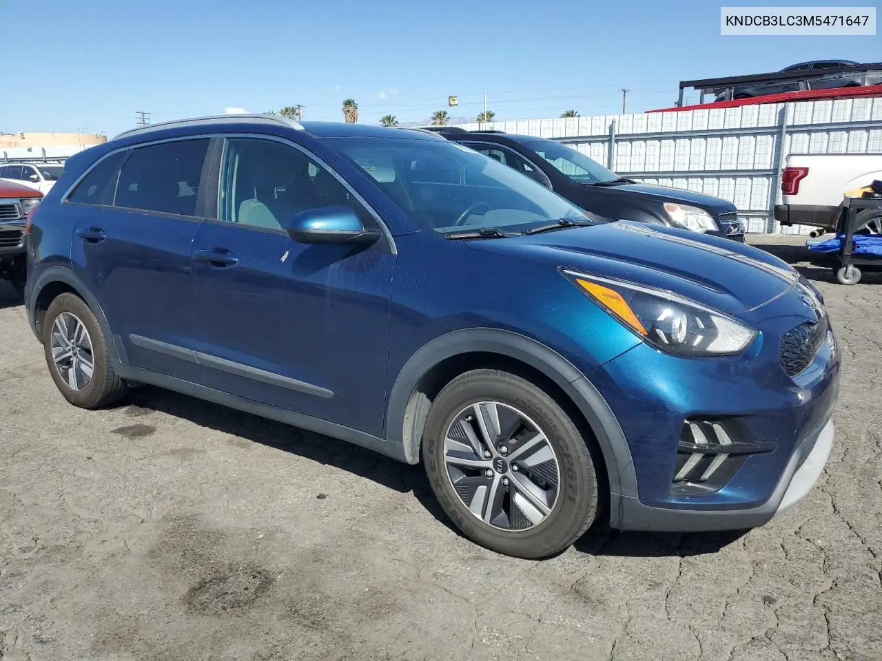 2021 Kia Niro Lx VIN: KNDCB3LC3M5471647 Lot: 50566415