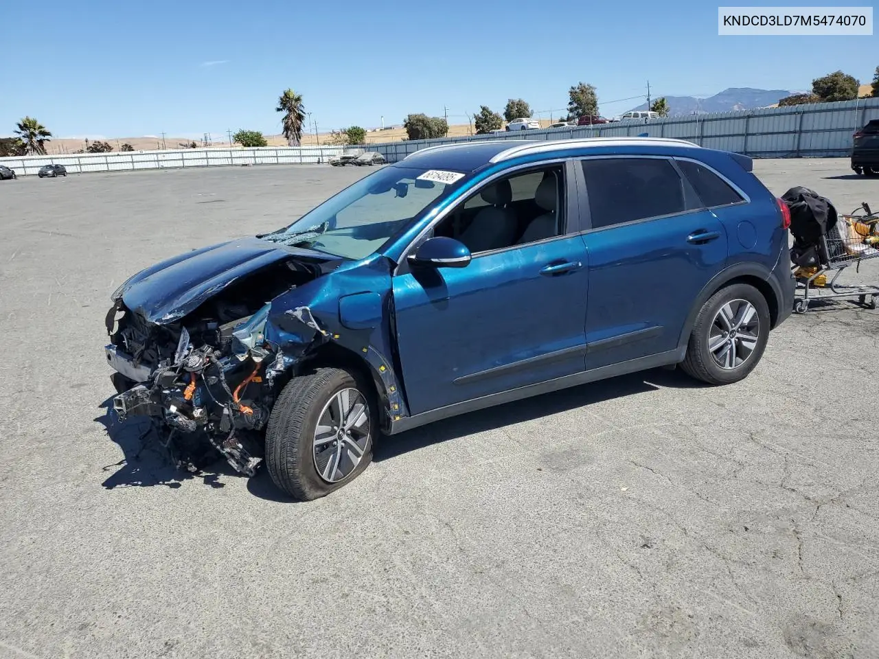 2021 Kia Niro Ex VIN: KNDCD3LD7M5474070 Lot: 66164095