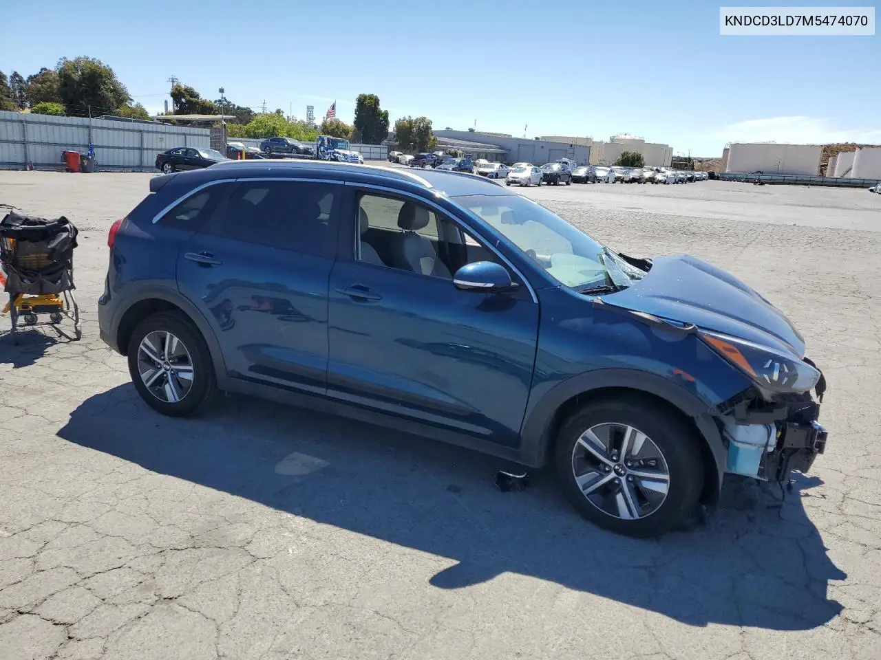 2021 Kia Niro Ex VIN: KNDCD3LD7M5474070 Lot: 66164095