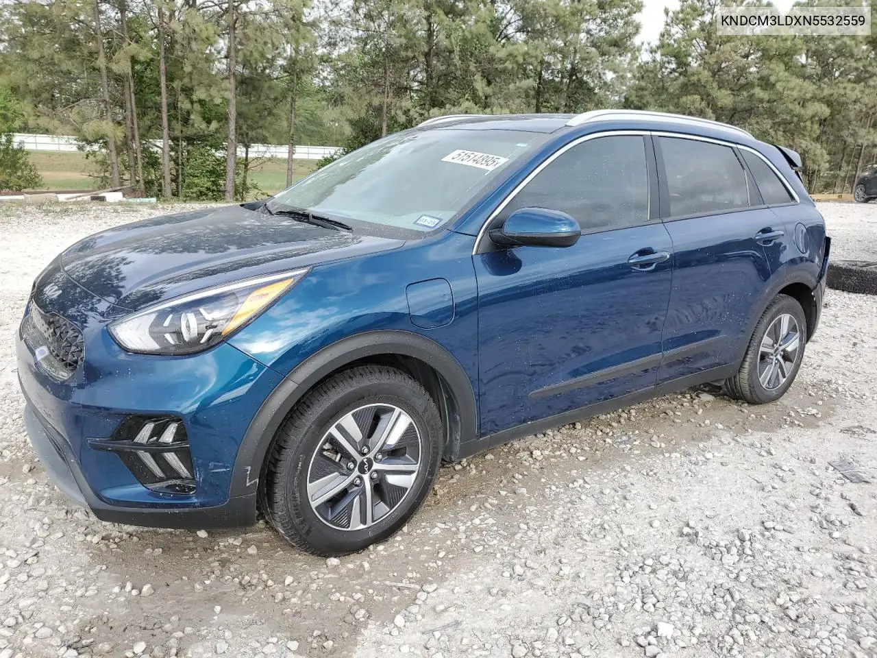 2022 Kia Niro Lxs VIN: KNDCM3LDXN5532559 Lot: 51514895