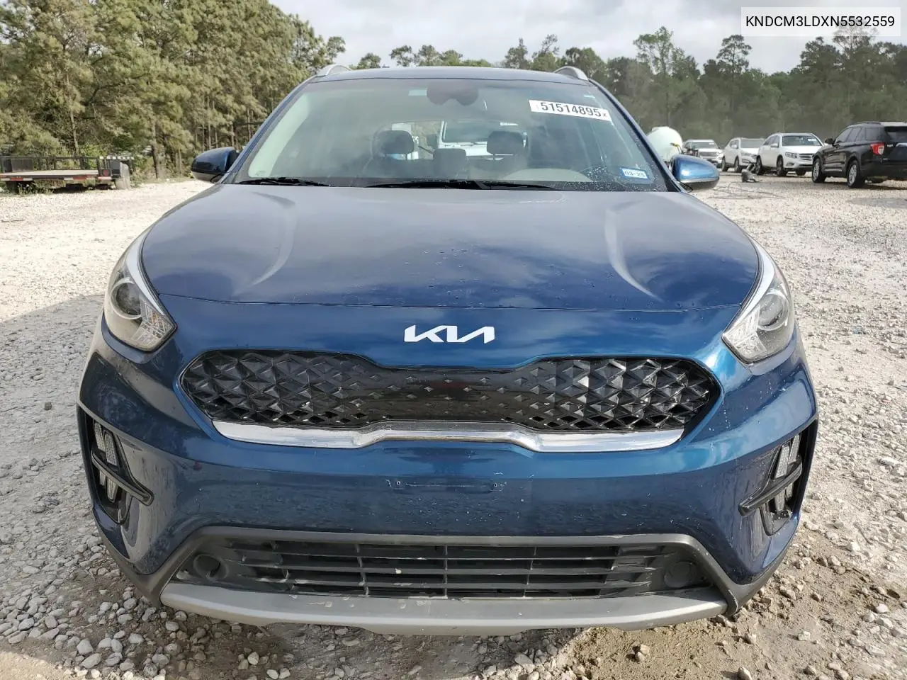 2022 Kia Niro Lxs VIN: KNDCM3LDXN5532559 Lot: 51514895