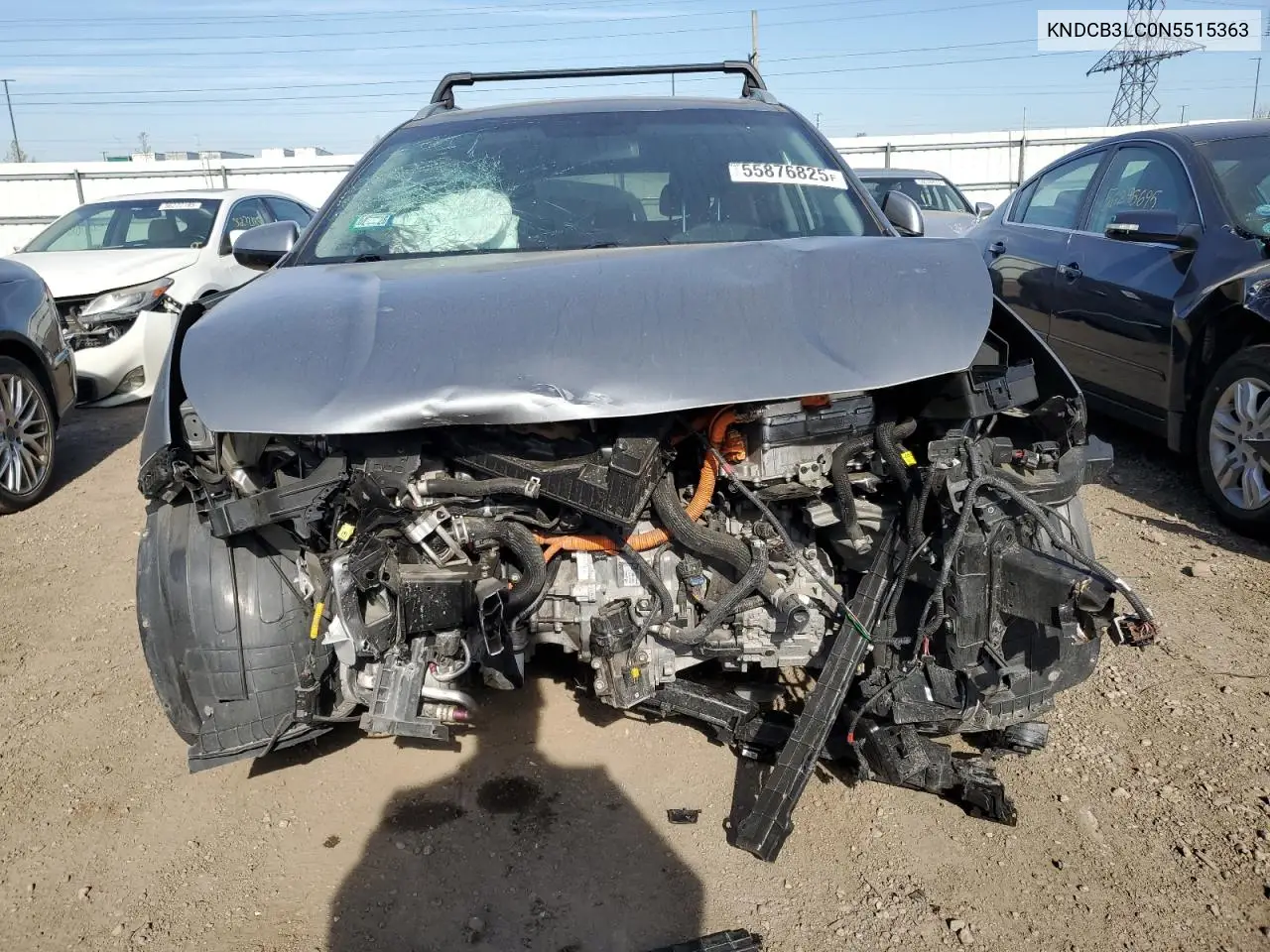 2022 Kia Niro Lx VIN: KNDCB3LC0N5515363 Lot: 55876825