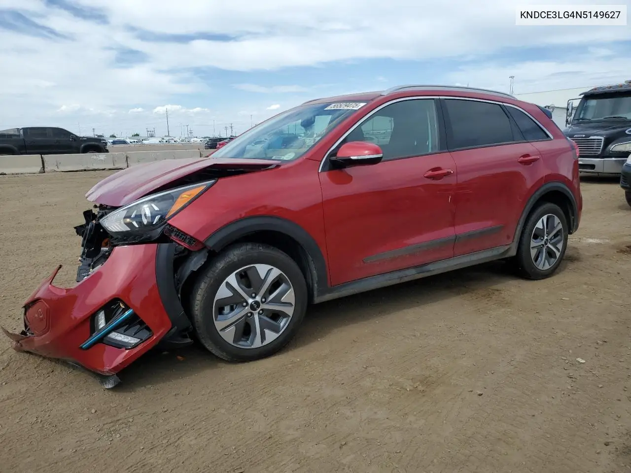 2022 Kia Niro Ex Premium VIN: KNDCE3LG4N5149627 Lot: 56529475