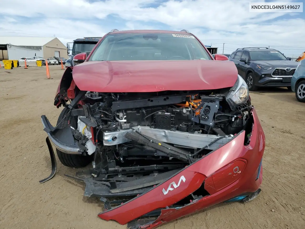 2022 Kia Niro Ex Premium VIN: KNDCE3LG4N5149627 Lot: 56529475