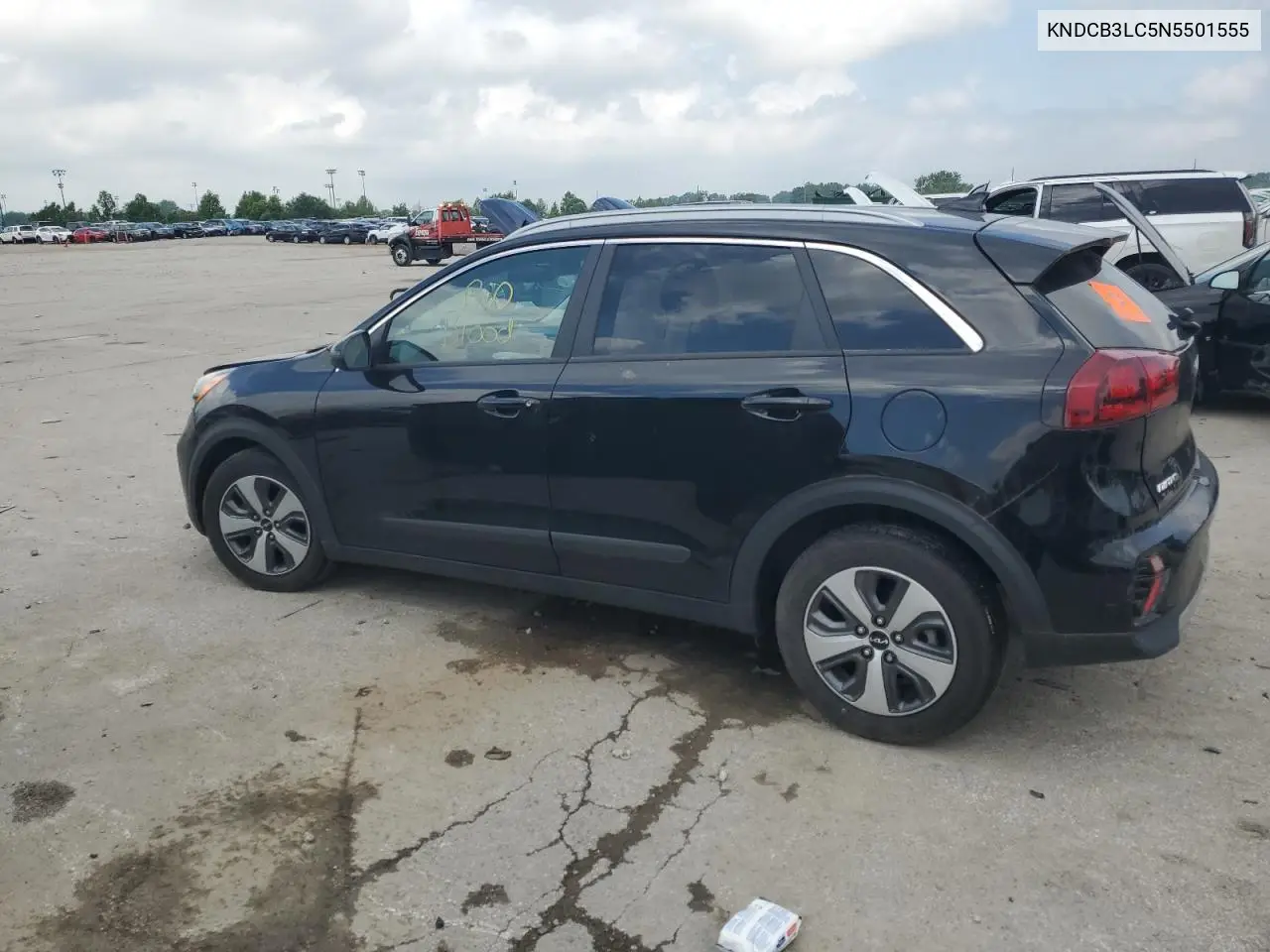 2022 Kia Niro Lx VIN: KNDCB3LC5N5501555 Lot: 56740755