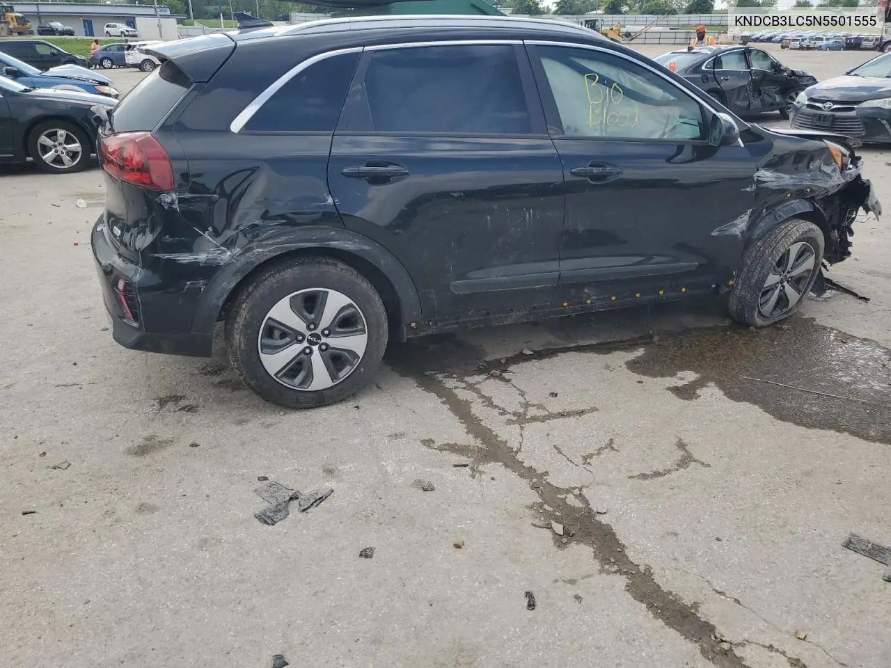 2022 Kia Niro Lx VIN: KNDCB3LC5N5501555 Lot: 56740755