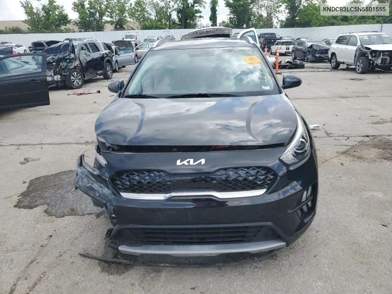 2022 Kia Niro Lx VIN: KNDCB3LC5N5501555 Lot: 56740755