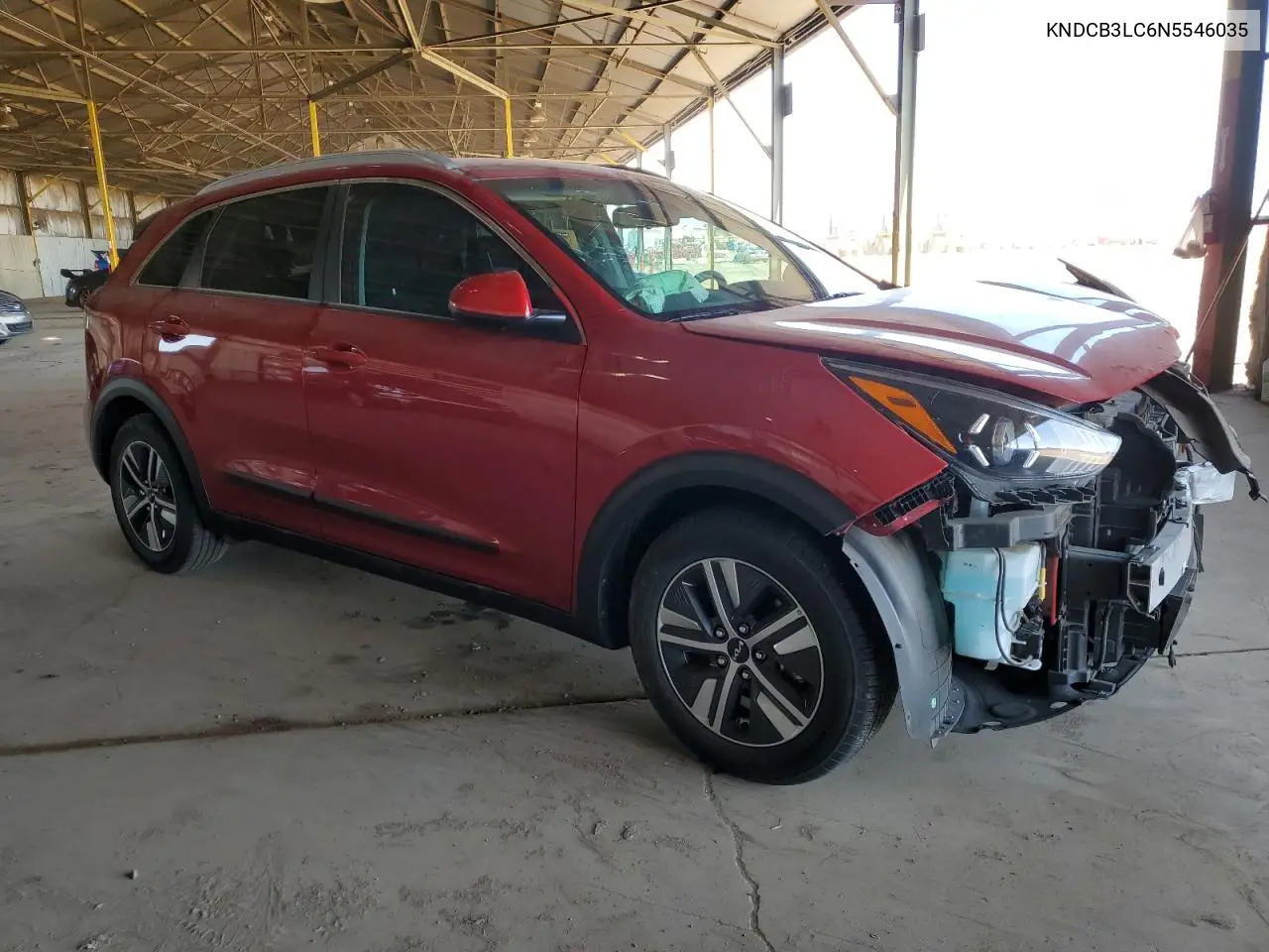 2022 Kia Niro Lx VIN: KNDCB3LC6N5546035 Lot: 56922945