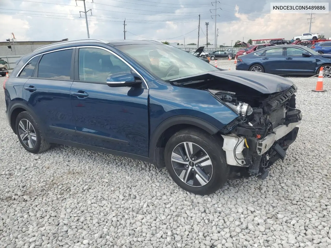 2022 Kia Niro Ex Premium VIN: KNDCE3LC0N5489886 Lot: 62211245