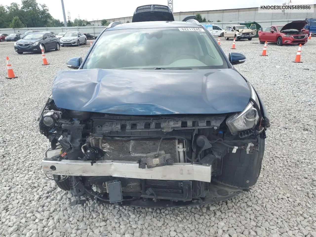 2022 Kia Niro Ex Premium VIN: KNDCE3LC0N5489886 Lot: 62211245