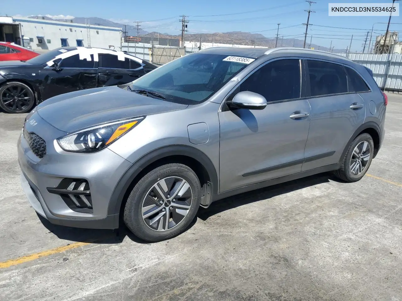 2022 Kia Niro Ex Premium VIN: KNDCC3LD3N5534625 Lot: 63118385