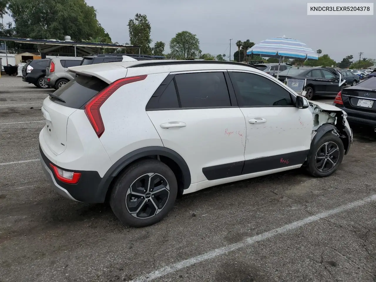 2024 Kia Niro Ex VIN: KNDCR3LEXR5204378 Lot: 58441995