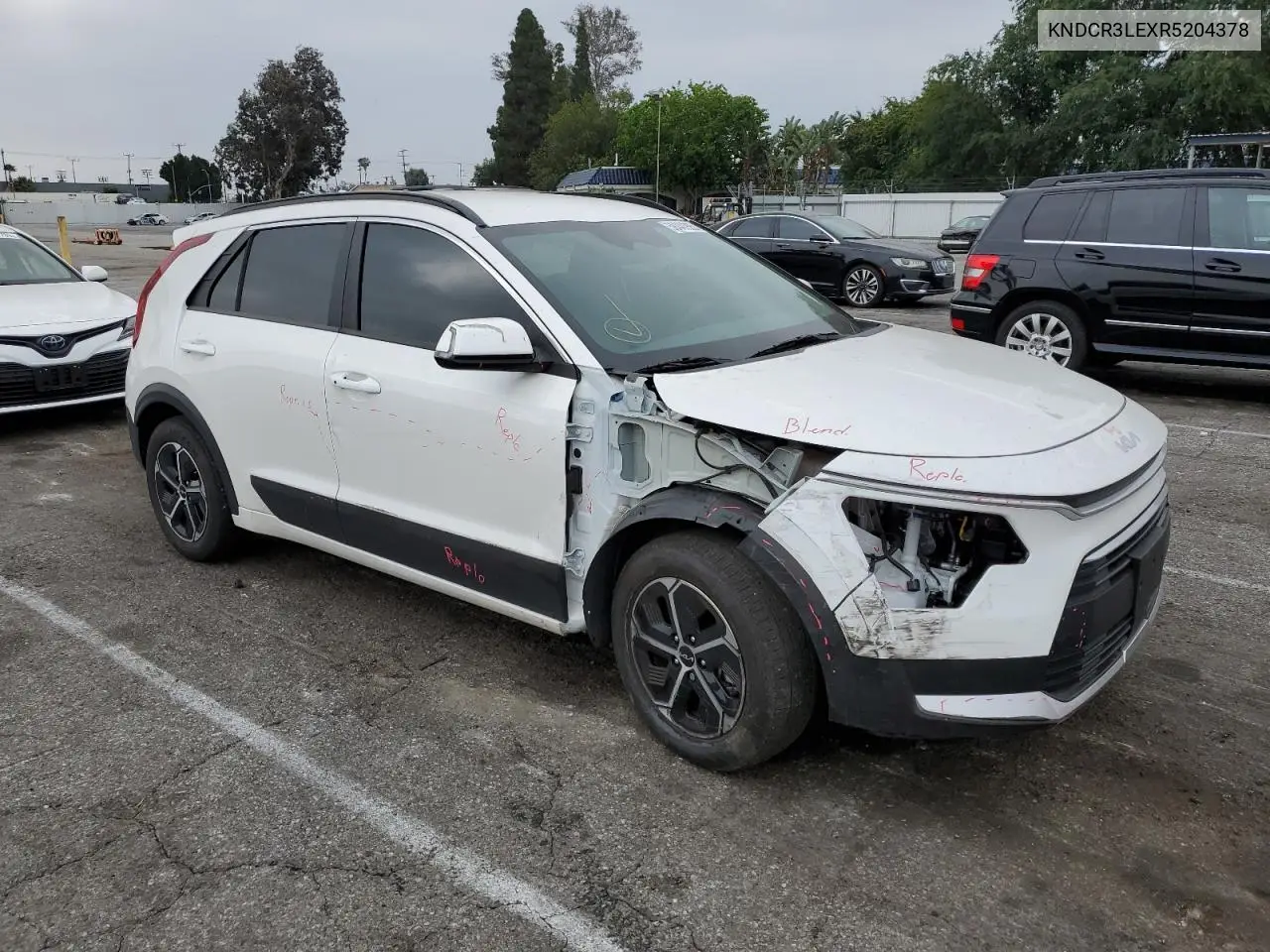 2024 Kia Niro Ex VIN: KNDCR3LEXR5204378 Lot: 58441995