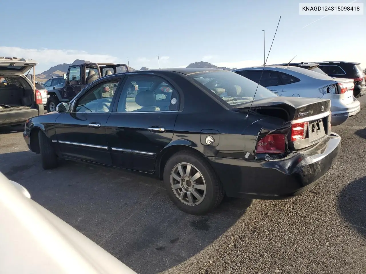 2001 Kia Optima Magentis VIN: KNAGD124315098418 Lot: 51163905