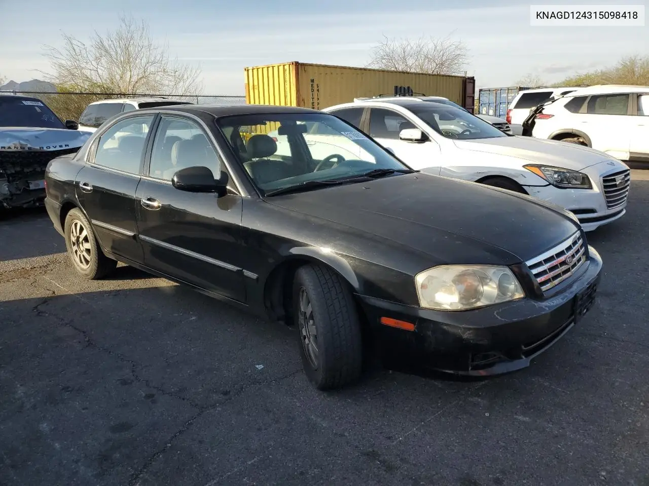 2001 Kia Optima Magentis VIN: KNAGD124315098418 Lot: 51163905