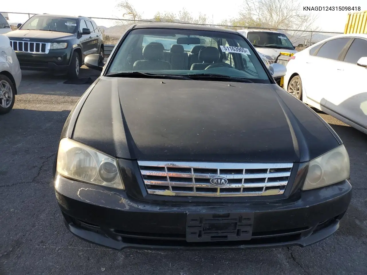 2001 Kia Optima Magentis VIN: KNAGD124315098418 Lot: 51163905