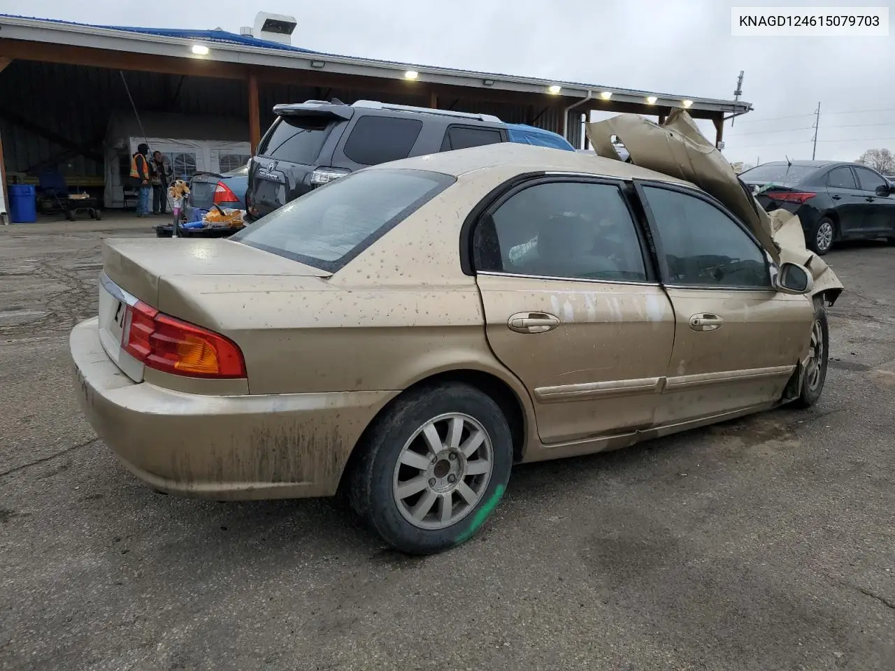 2001 Kia Optima Magentis VIN: KNAGD124615079703 Lot: 53052835