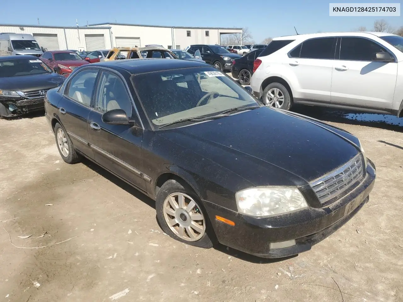 2002 Kia Optima Magentis VIN: KNAGD128425174703 Lot: 49636105