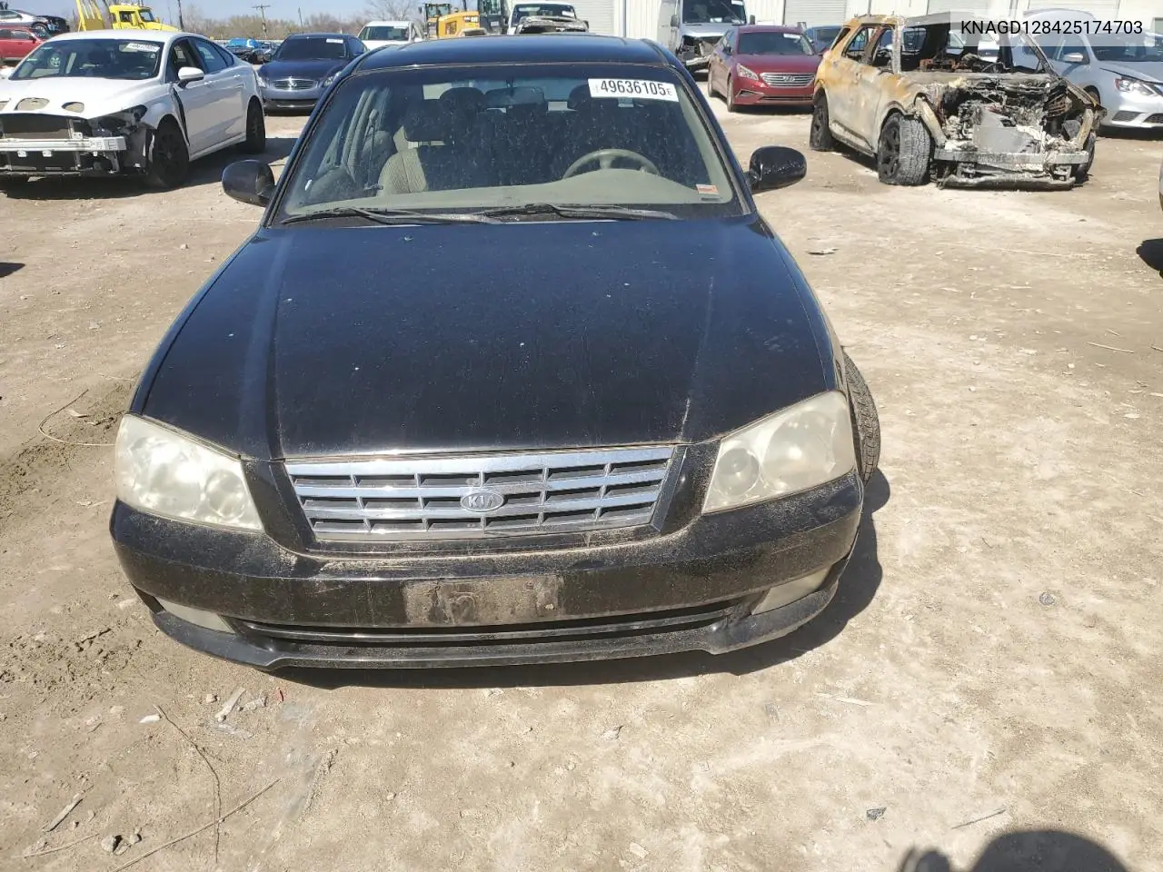 2002 Kia Optima Magentis VIN: KNAGD128425174703 Lot: 49636105