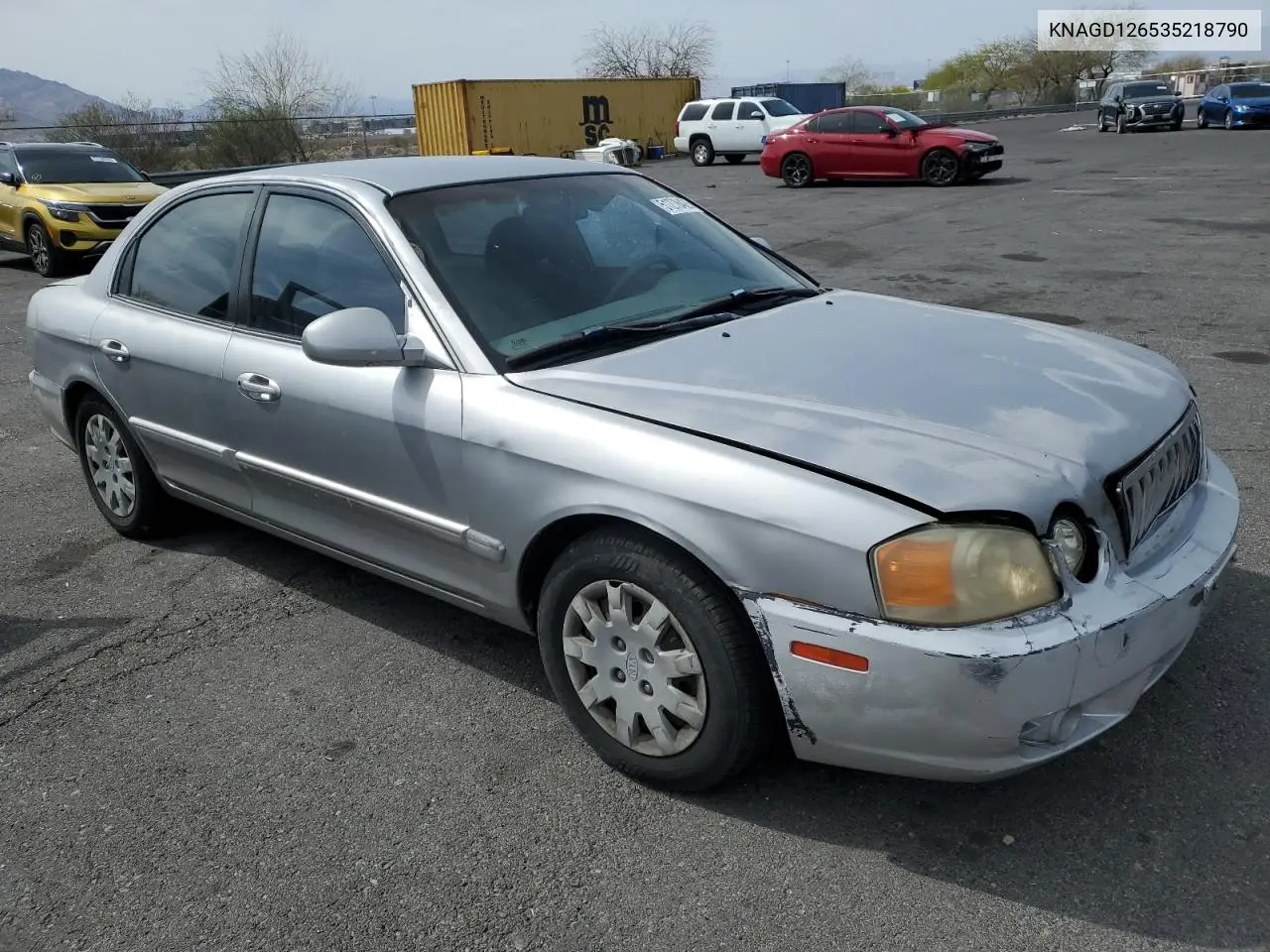 2003 Kia Optima Lx VIN: KNAGD126535218790 Lot: 51278425