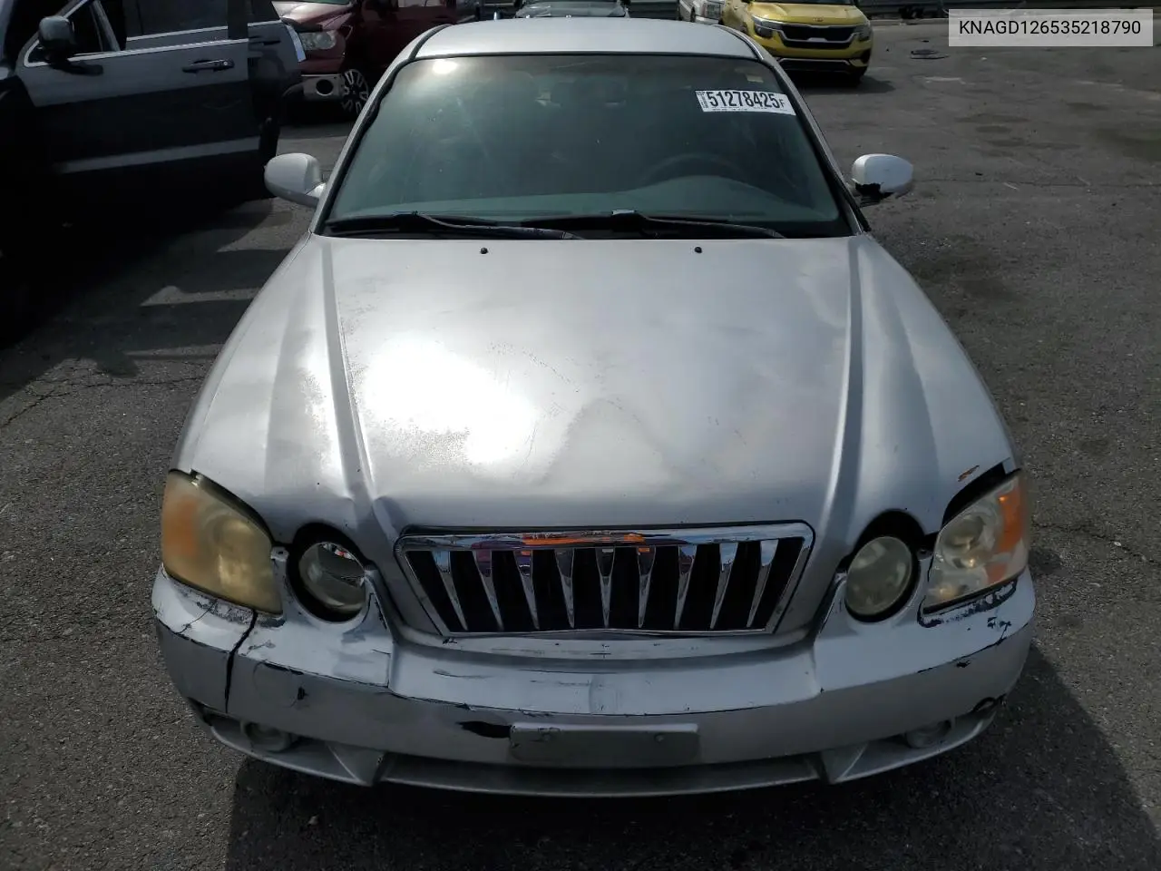 2003 Kia Optima Lx VIN: KNAGD126535218790 Lot: 51278425