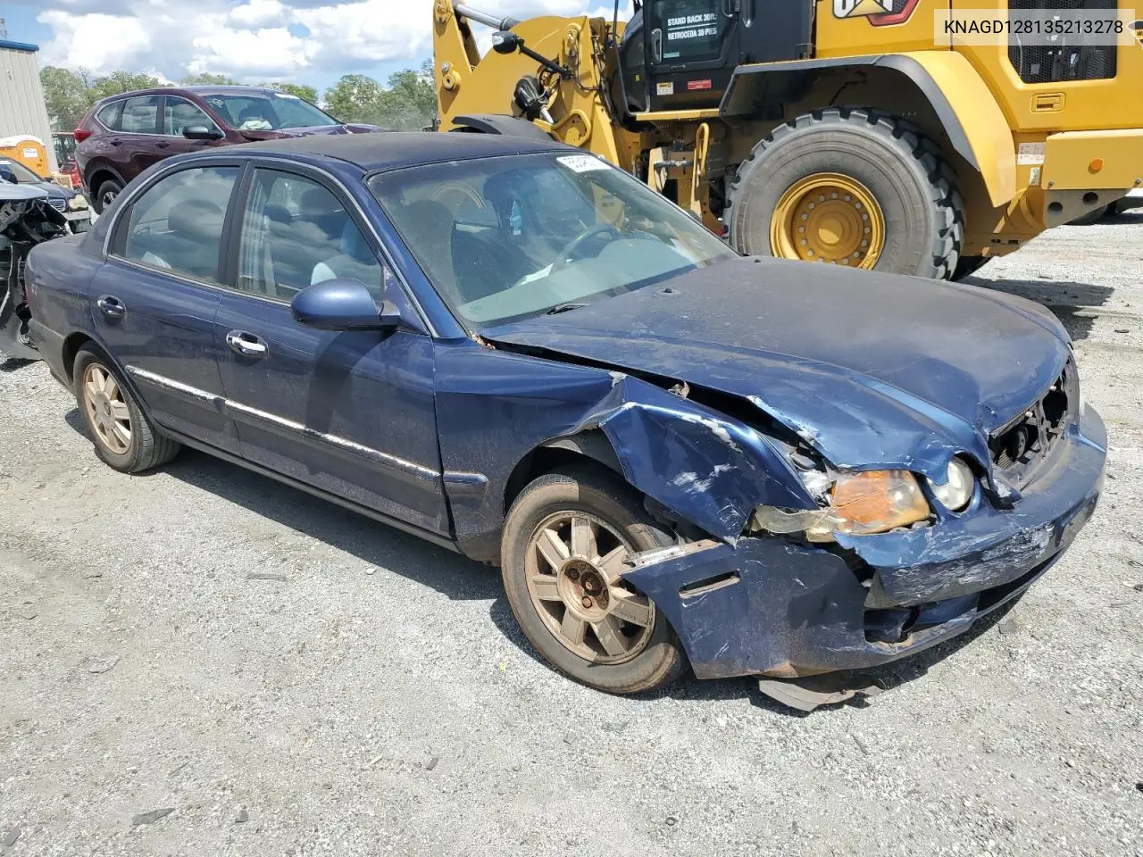 2003 Kia Optima Lx VIN: KNAGD128135213278 Lot: 55348075