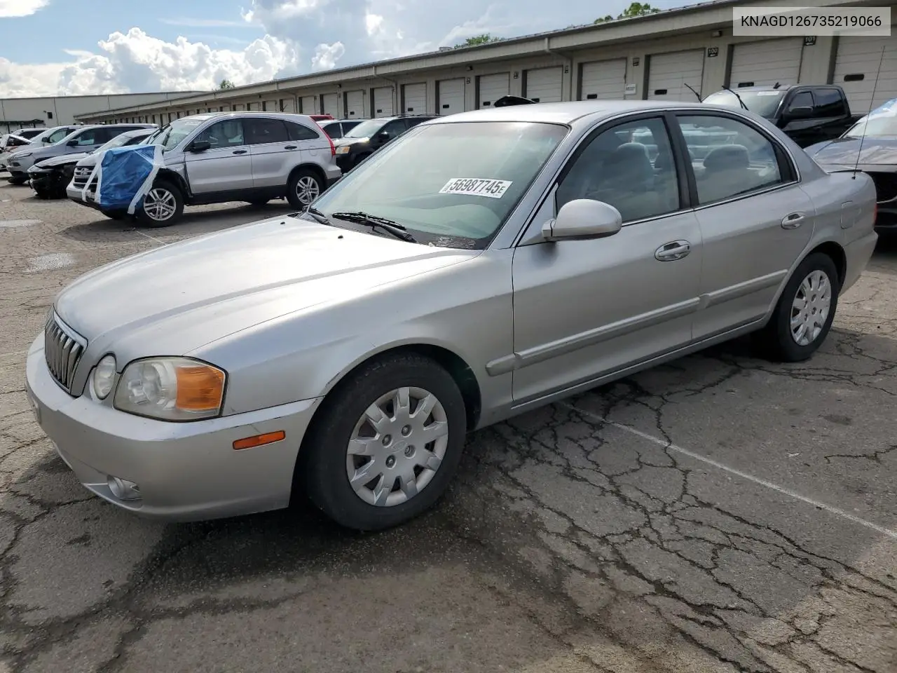 2003 Kia Optima Lx VIN: KNAGD126735219066 Lot: 56987745