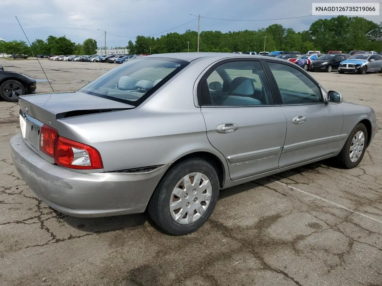 2003 Kia Optima Lx VIN: KNAGD126735219066 Lot: 56987745