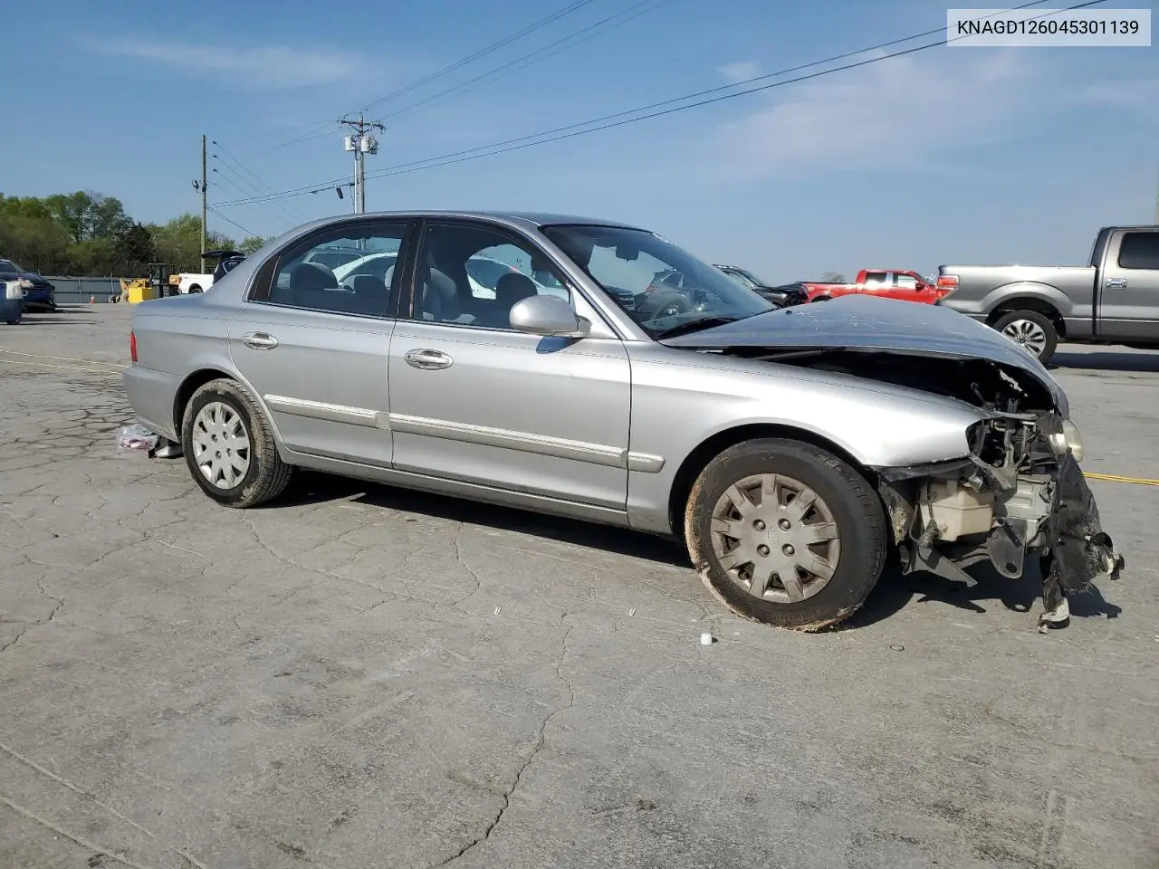 2004 Kia Optima Lx VIN: KNAGD126045301139 Lot: 52876615