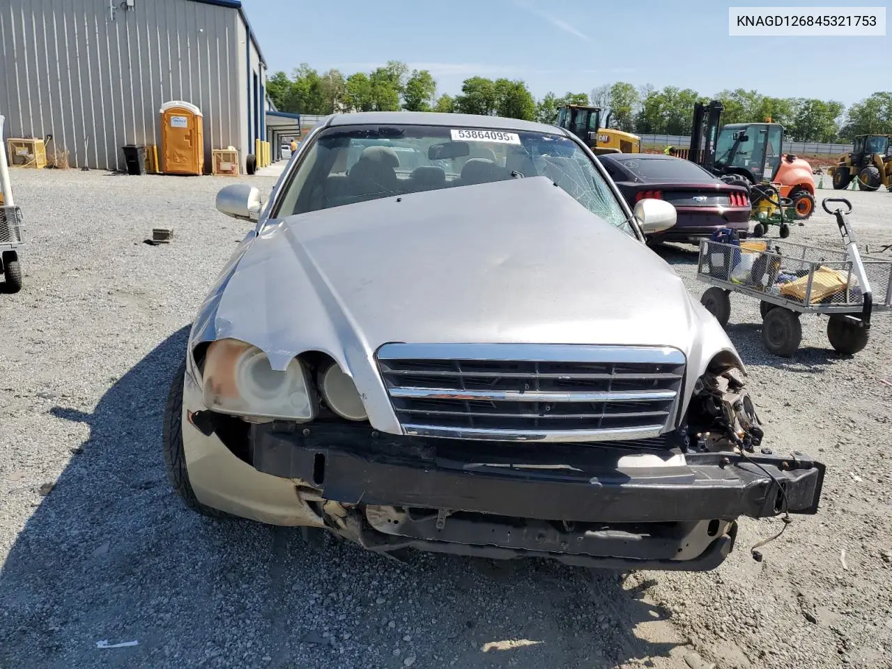 2004 Kia Optima Lx VIN: KNAGD126845321753 Lot: 53864095